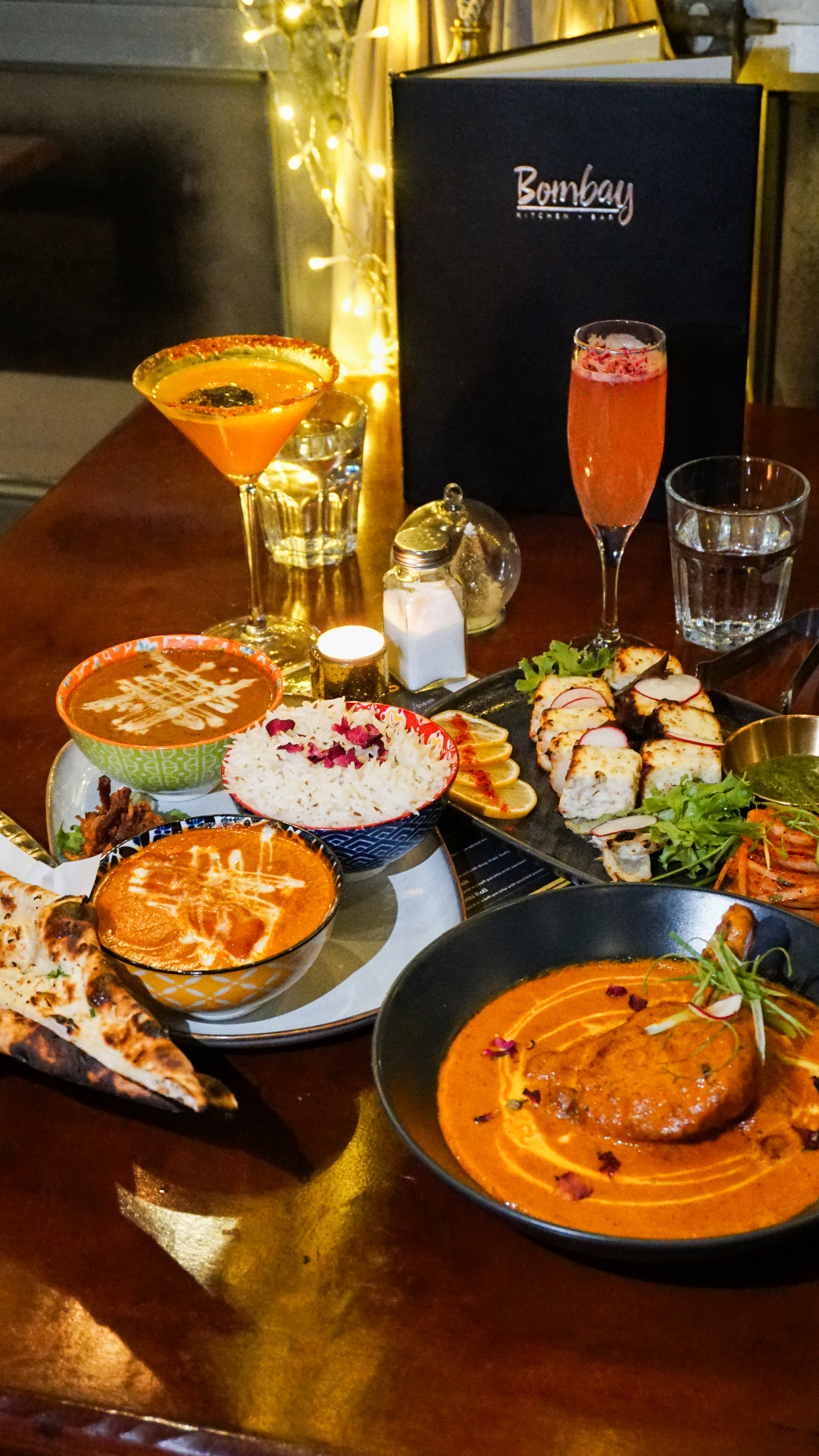 Bombay Kitchen traditional Indian menu